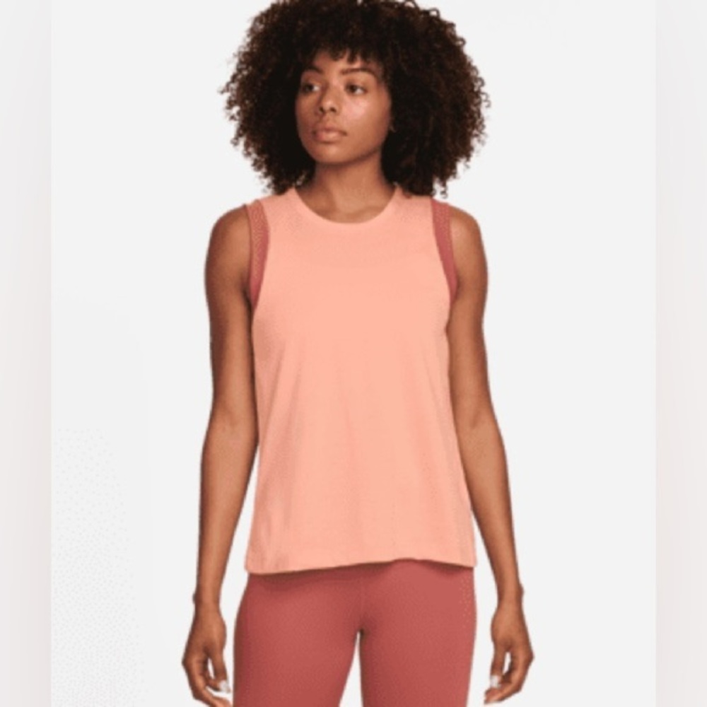 Nike Yoga Coral Orange Tank